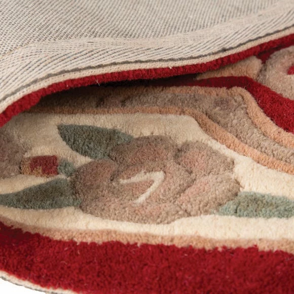 Outlet ⭐ Flair Red Lotus Premium Aubusson Rug ✔️ 2 Outlet ⭐ Flair Red Lotus Premium Aubusson Rug ✔️ - Image 2