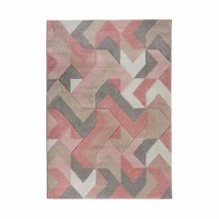 Discount 💯 Flair Hand Carved Aurora Geometric Rug 🔥 -Deals Flair Rugs Store 1000143762 alt05