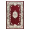 Outlet ⭐ Flair Red Lotus Premium Aubusson Rug ✔️