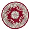 Budget 🔔 Flair Lotus Premium Aubusson Circle Rug 🎉