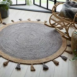 Discount ✨ Flair Istanbul Jute Circle Rug 👏