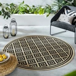 Flash Sale 😍 Flair Moretti Circle Indoor Outdoor Rug 💯