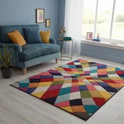 Promo 💯 Flair Spectrum Rhumba Geometric Rug 🔥