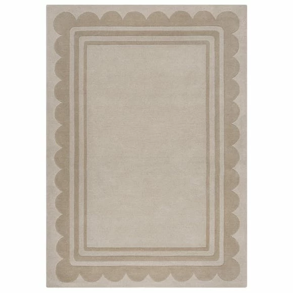 New π Flair Lois Scallop Border Wool Rug π 2 New π Flair Lois Scallop Border Wool Rug π - Image 2
