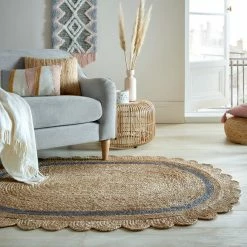 Coupon 🔥 Flair Grace Rounded Jute Rug 🧨